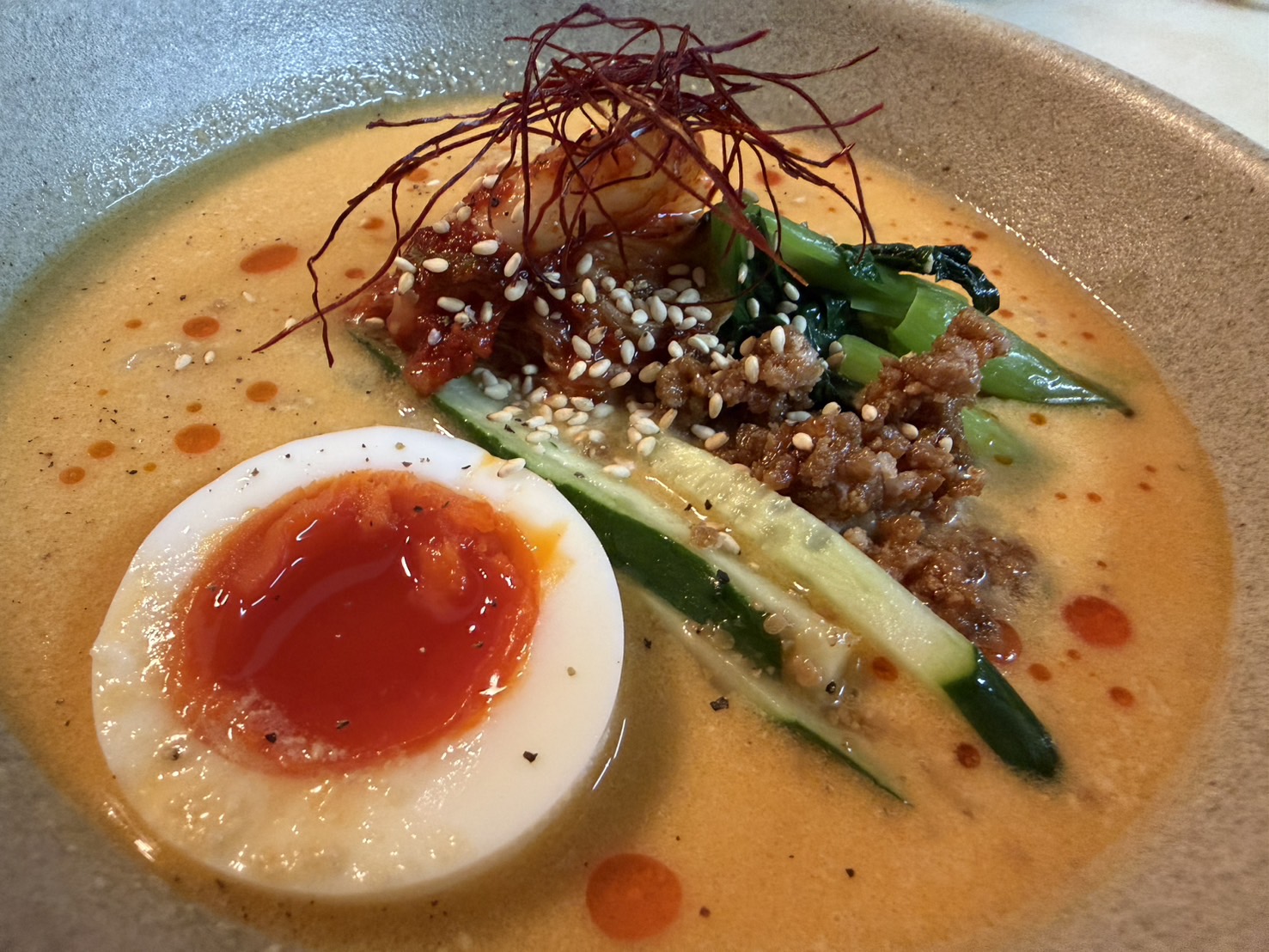 おすすめメニュー坦々冷麺